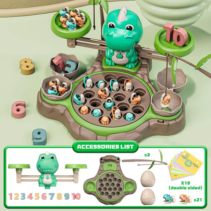 EAPURA 3in1 Music Fishing Game Play Set,Toddler Board Games