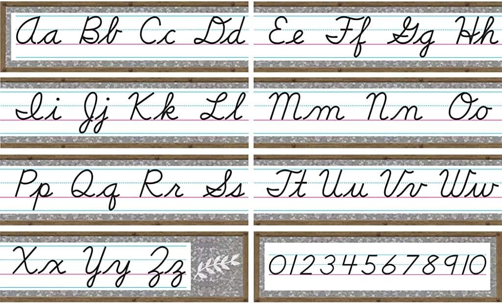 Teacher Created Resources Home Sweet Classroom Cursive Mini Bulletin Board (TCR8884)