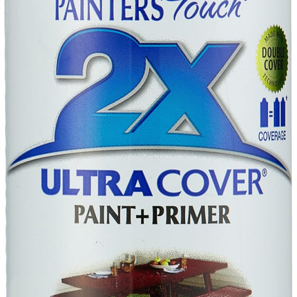 Rust-Oleum 249116 Painter's Touch 2X Ultra Cover Spray Paint, 340g Gloss Colonial Red