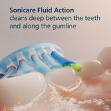 Philips Sonicare C3 Two-in-One - Genuine Replacement Electric Toothbrush Heads, Black,HX9042/95