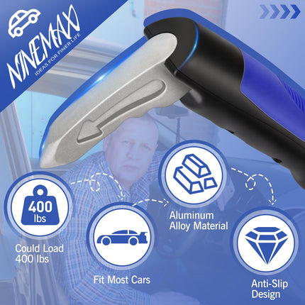 NINEMAX Portable 2pcs of Car Door Handle Assist, Travel Auto Cane Grab Handle Support, Helper Handy Bar Assistant for Senior