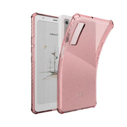 TUDIA SKN Clear Designed for Boox Palma 2 PRO Case Back Cover Shockproof Slim - [DO NOT FIT Palma 2] Anti Yellowing Silicone Gel Transparent Back Lightweight Grip TPU Bumper (Clear Pink)