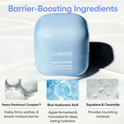 LANEIGE Icons To Go Set: Cream Skin, Water Bank Cream, Lip Sleeping Mask, Water Sleeping Mask