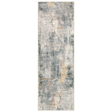 Lahome Modern Abstract Runner Rug - 2x6' Gray Washable Runners for Hallways Rugs for Living Room, Soft Non-Slip Contemporary Indoor Accent Laundry Room Carpet Runner for Gift Entryway Bedroom Door