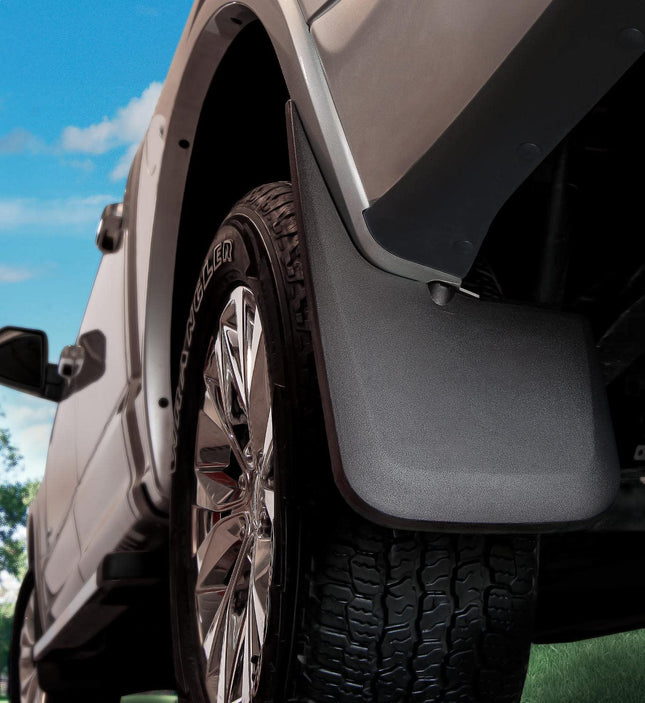 Husky Liners - Front & Rear Mud Guards | 2016-2023 Toyota Tacoma with OEM Fender Flares - Black, 2 Pc. | 56946