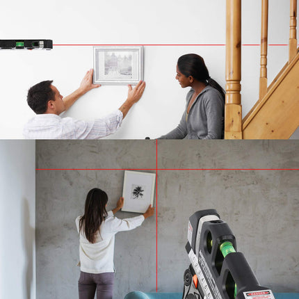 AikTryee Level PRO 3 Laser, Laser Line Leveler, Beam Tool with Metric Rulers