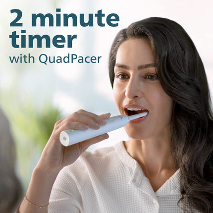 Philips Sonicare 3100 Rechargeable Electric Toothbrush with Pressure Sensor, White HX3681/03