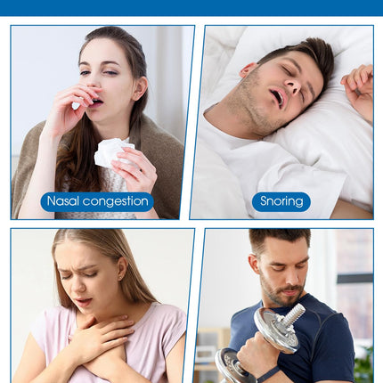 MQ 50ct Nasal Strips for Snoring Nose Strips for Breathing Extra Strength Snore Strips to Open Nasal Passages, Relieve Nasal Congestion