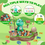 EAPURA 3in1 Music Fishing Game Play Set,Toddler Board Games