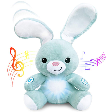 Easter Bunny Stuffed Animal - Interactive Soft Plush Peekaboo Bunny, 16 Inches Tall - Peek a Boo Easter Toy for Ages 6 Months to 5 Years Old