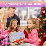 45Pcs Tea Party Set for Little Girls Princess Tea Time Toy Playset Ocean/Dinosaur Theme Kids Tea Set with Desserts & Carrying Case Kitchen Pretend Toy T133