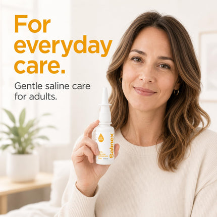Salinex Adults Congested & Itchy Noses Daily Nasal Care for Allergy & Cold Relief, 30 mL