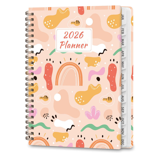 2026 Planner, Weekly and Monthly Calendar Agenda Book, Jan 2026 - Dec 2026, Planning Academic Planner for Office Desk Accessories and School Supplies - A5 (6.3" x 8.5")
