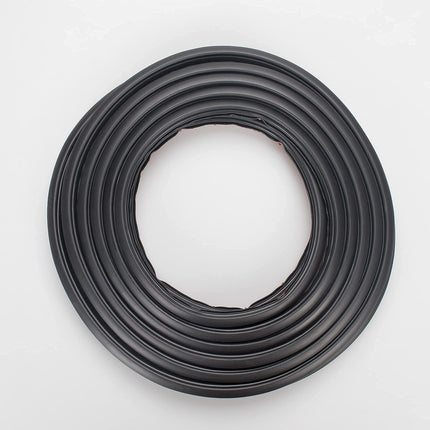 19.68ft Self-Adhesive Backing Weather Stripping Seal Strip for Doors/Windows, Easy Cut to Size, Black
