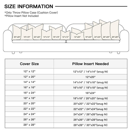 OTOSTAR Linen Throw Pillow Covers Set of 2 Decorative Square Pillowcases Cushion Covers 16x16 Inch for Home Decor Sofa Bedroom Car 40 x 40CM