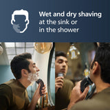 Philips Electric Shaver Series 3300, Wet & Dry with Self-Sharpening PowerCut Blades, S3343/13