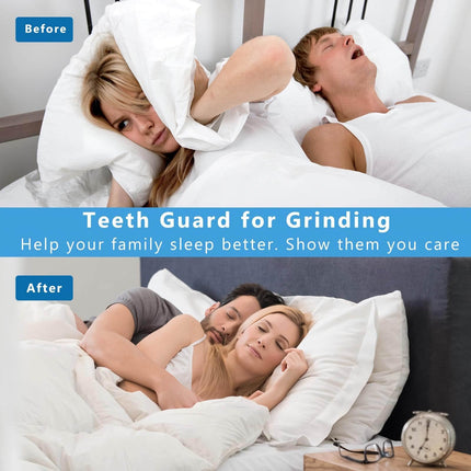 MIRORA 4PCS Adult Anti Grinding Mouth Guard for Grinding Teeth at Night