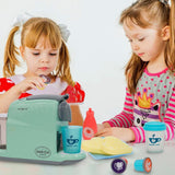 Mini Pretend Coffee Maker Set with Sound,Coffee Machine