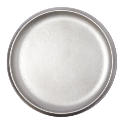 DN DECONATION Silver Ottoman Tray, Trays for Home Decor Table Centerpiece