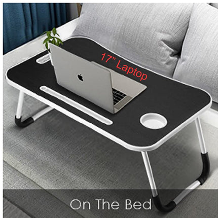 Foldable Tablet and Lap Desk with Cup Holder