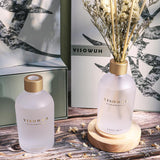 YISOWUH Reed Diffuser - Jasmine Tea 6.76o (200ml) 2 Packs Flower Essential Oil Reed Diffuser Set with 16 Sticks - Long Lasting Fragrance for Home Bedroom Bathroom Room Shelf Decor