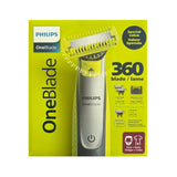 Philips OneBlade 360 Face + Body – Hybrid Electric Trimmer & Shaver, Dual Blades, Wet & Dry Use