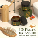 Salubrito Raw Batana Oil, 4oz/120g - 100% Pure & Unrefined Butter for Thicker, Stronger, Moisturizing & Nourishing Hair Massage Oil, Natural for Men & Women