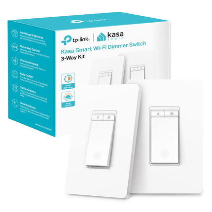 TP-LINK Kasa Smart 3-Way Dimmer Light Switch Kit (KS230 KIT) - Neutral Wire Required, 2.4GHz WiFi Light Switch works with Alexa and Google Home, No Hub Required, White