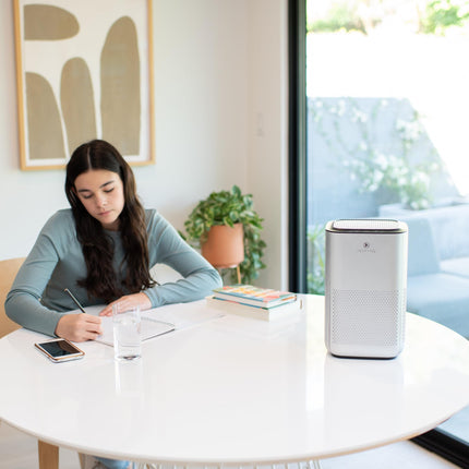 Medify Air MA-15 Air Purifier with H13 True HEPA Filter | 330 sq ft Coverage | for Allergens, Wildfire Smoke, Dust, Odors, Pollen, Pet Dander | Quiet 99.9% Removal to 0.1 Microns | Silver, 1-Pack