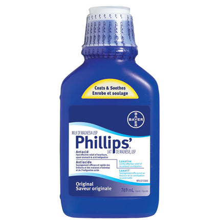 Bayer Phillips Milk of Magnesia Liquid, 769ml
