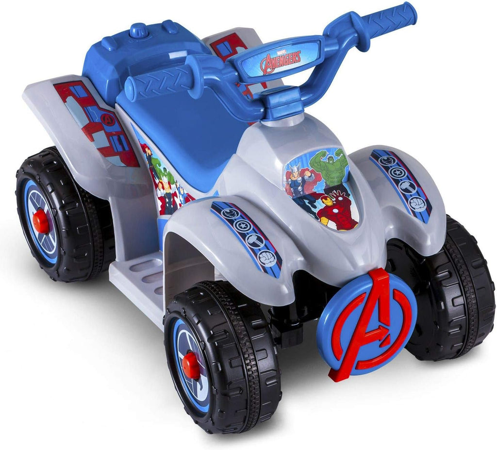 Kid Trax 6V Avengers Toddler Quad Gray, 04KT1451 , Grey