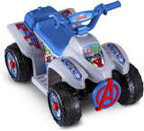 Kid Trax 6V Avengers Toddler Quad Gray, 04KT1451 , Grey
