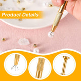 3pcs Gripper Tool, Premium Aluminum Alloy Chip Pickup Tool & 2pcs Tweezers Piercing Ball Tool Piercing Claw Tools