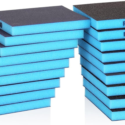 18 Pc 60-280 Sanding Sponge Pads Kit Ultra Fine Sanding Sponges Reusable Sanding Pads Wet Dry Super Soft Foam Sand Block Sandpaper Sponge