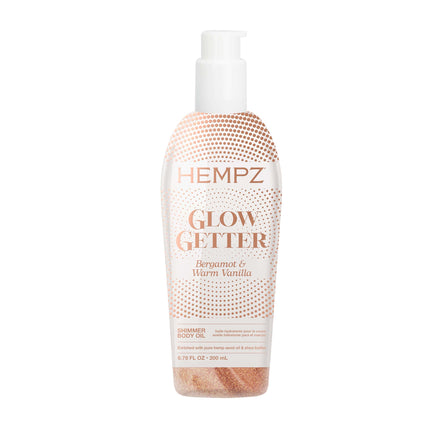 Hempz Glow Getter, Hydrating Body Oil wth Shimmer 6.76 oz/200ml