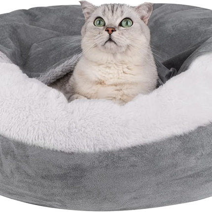 MICOOYO Cozy Cave Dog Cat Bed, Small