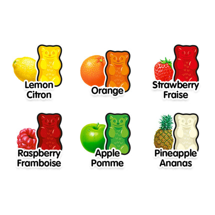Haribo Goldbears Gummy Candy, 6 Fruity Flavours, No Artificial Colours 652g Bag