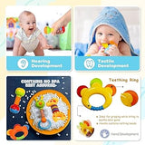 Toys Rattles Teether and Shaker Set 9PCS Sensory Teething Toys Early Educational Activity Toys T91