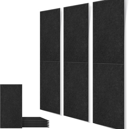 YLCHom 6 PCS 23.6" x 11.8" x 0.4" Acoustic Panels