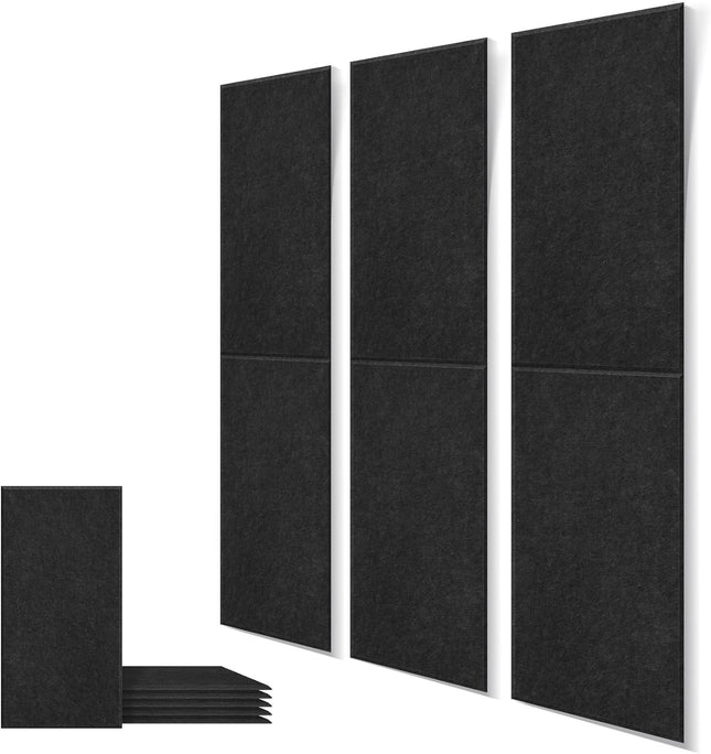 YLCHom 6 PCS 23.6" x 11.8" x 0.4" Acoustic Panels