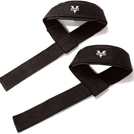 Valeo Fitness Gear Cotton Lifting Straps, Natural 1 pair