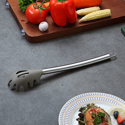 Berglander Non-Stick Silicone Spaghetti Spoon Pasta Server, Dishwasher Safe, Easy to Clean 1PC
