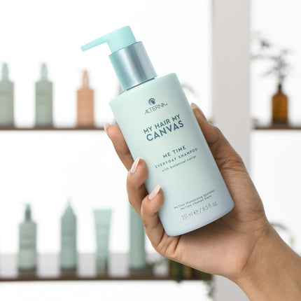 Alterna 251ml My Hair My Canvas Me Time Everyday Vegan Color-Safe Shampoo | Moisturizing & Enhances Hair Shine | Sulfate & Paraben Free