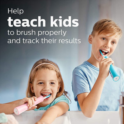 Philips Sonicare for Kids Pink Rechargeable Electric Toothbrush, HX6351/41