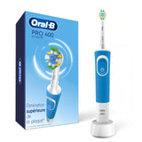 Oral-B Pro 400 Floss Action Vitality Electric Toothbrush with (2) Brush Heads, Rechargeable, Blue