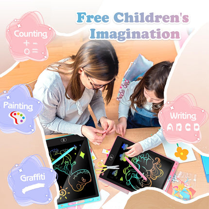 KTEBO 2 Pack 10 Inch LCD Writing Tablet for Kids - Drawing Tablet, Preschool & Toddler Travel Essential, Christmas Stocking Stuffers