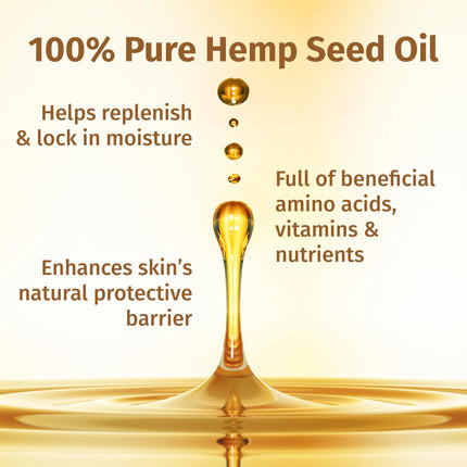 HEMPZ Sweet Pineapple & Honey Melon Herbal Hydrating Multi-Purpose Body Oil for Body - Moisturizing Bath, Shower, or Shaving Oil for Dry or Sensitive Skin for Women & Men, 6.76 Oz