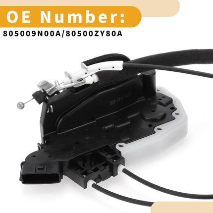 Partuto Power Door Lock Actuator Motor No.805009N00A/80500ZY80A Front Right Passenger Side Door Latch Actuator Assembly for Nissan Maxima 2009-2014 with Cable