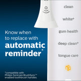 Philips Sonicare DiamondClean Replacement Brush Heads, White, 2 Pack, HX6062/92