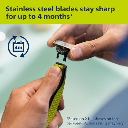 Philips OneBlade 360 Face, Wet & Dry, Trim, Edge & Shave with the 360 Blade, QP2724/22